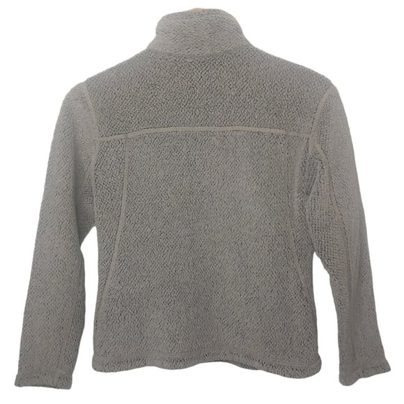 Patagonia Women's M Fleece Jacket Full Zip Gray Deep Pile Outdoor Adventure - Picture 3 of 11